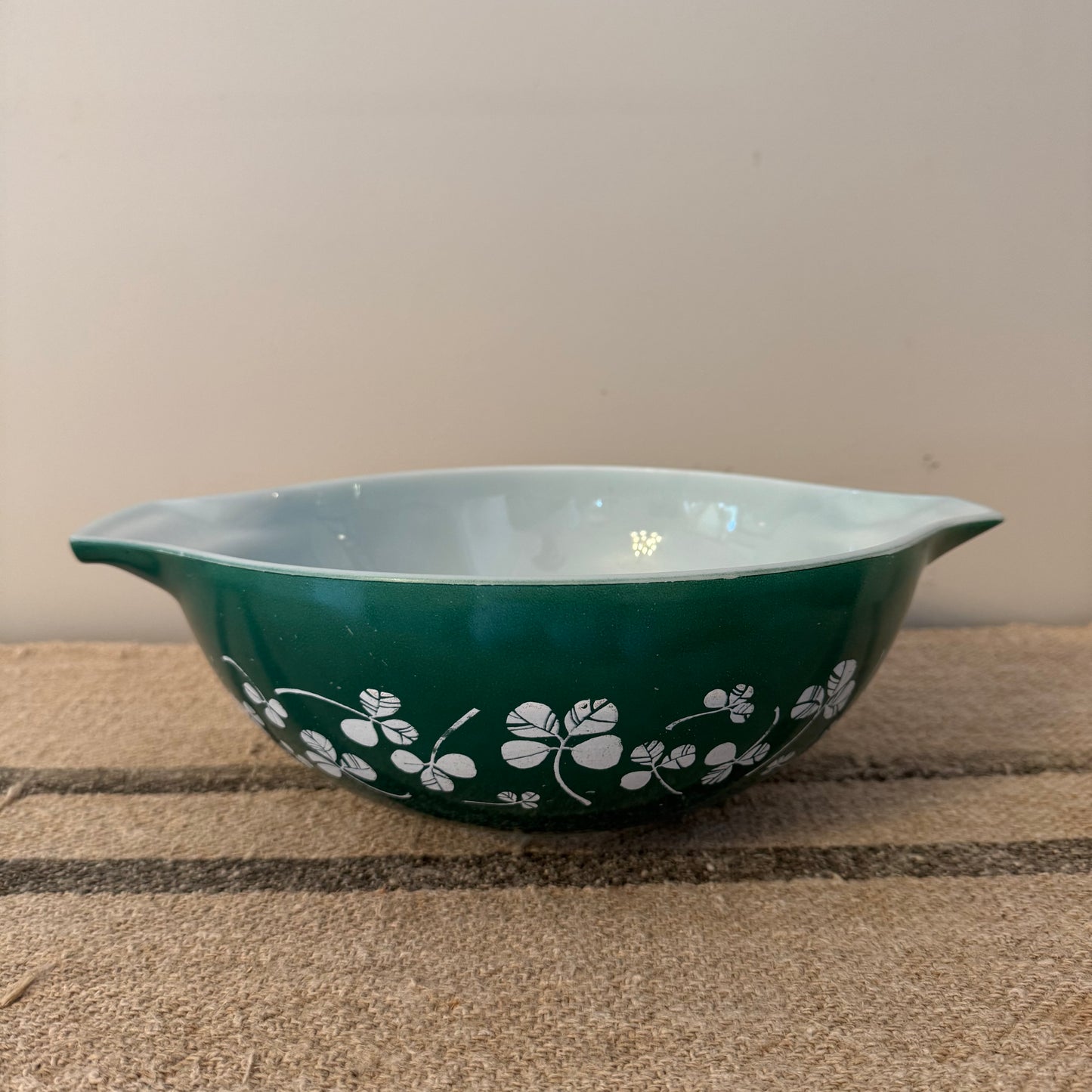Large Pyrex Shamrock Bowl