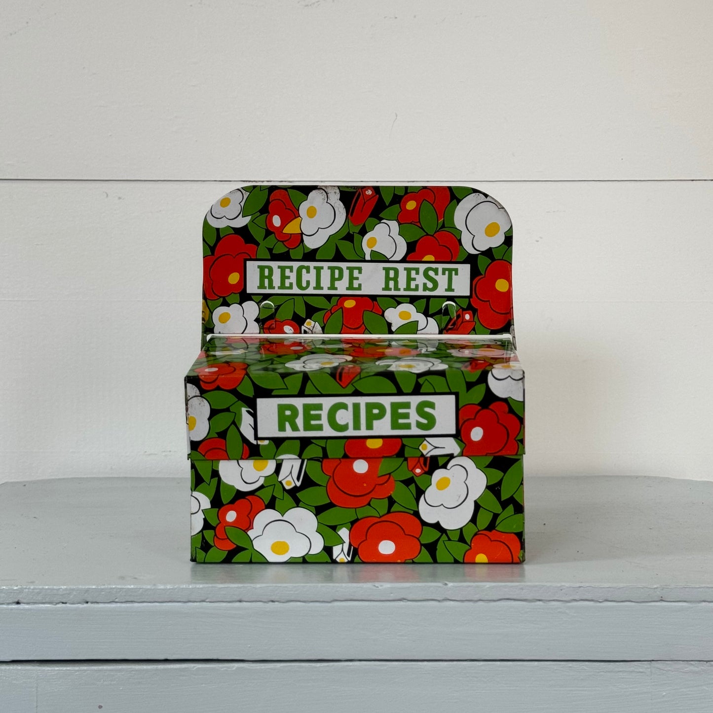 Retro Tin Recipe Holder