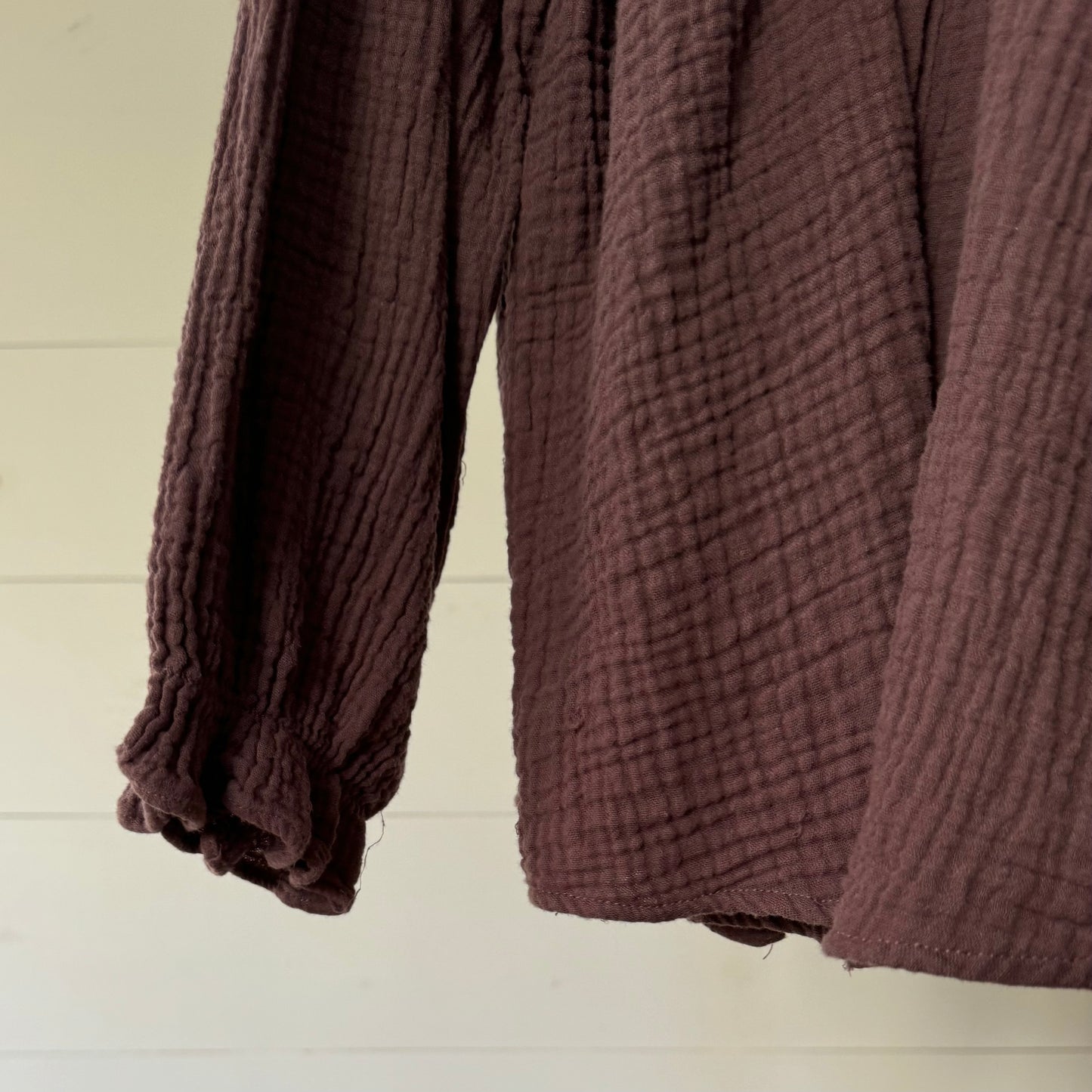 Brown Muslin Blouse (6-8y)