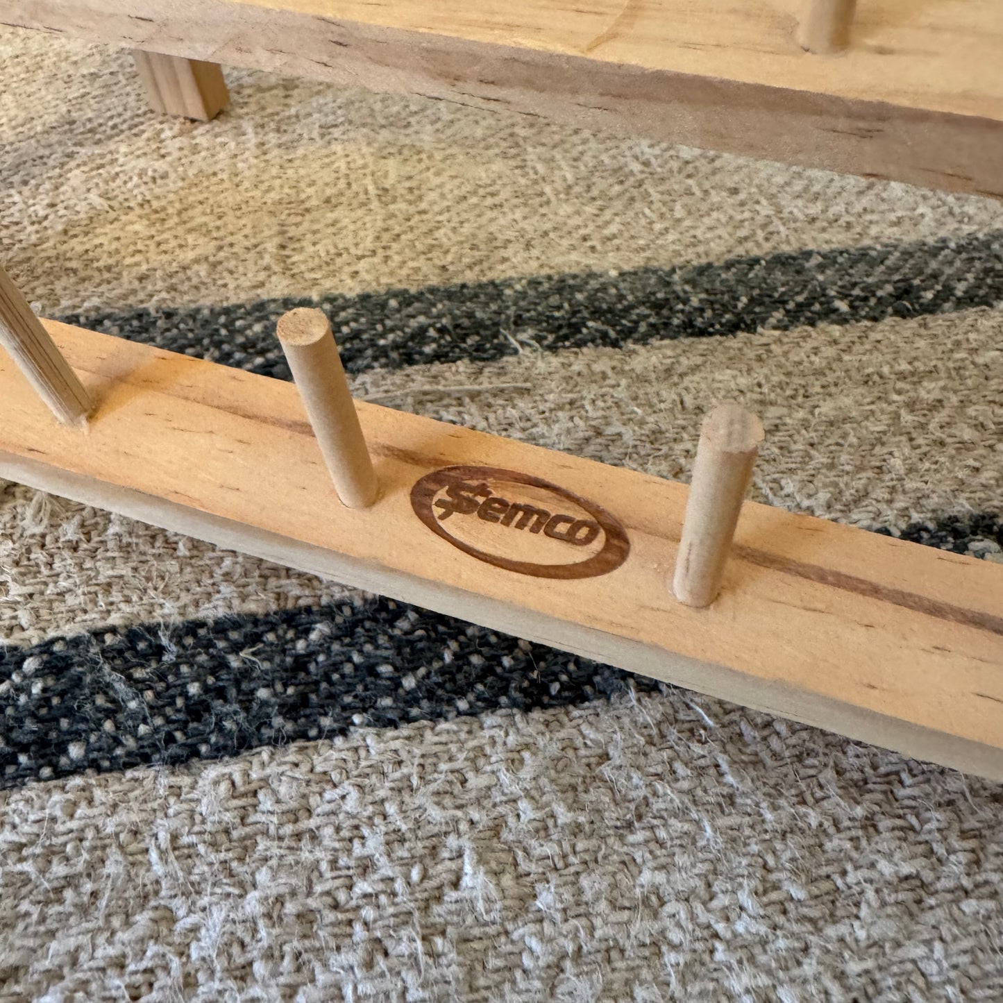Vintage Pine Semco Spool Holder
