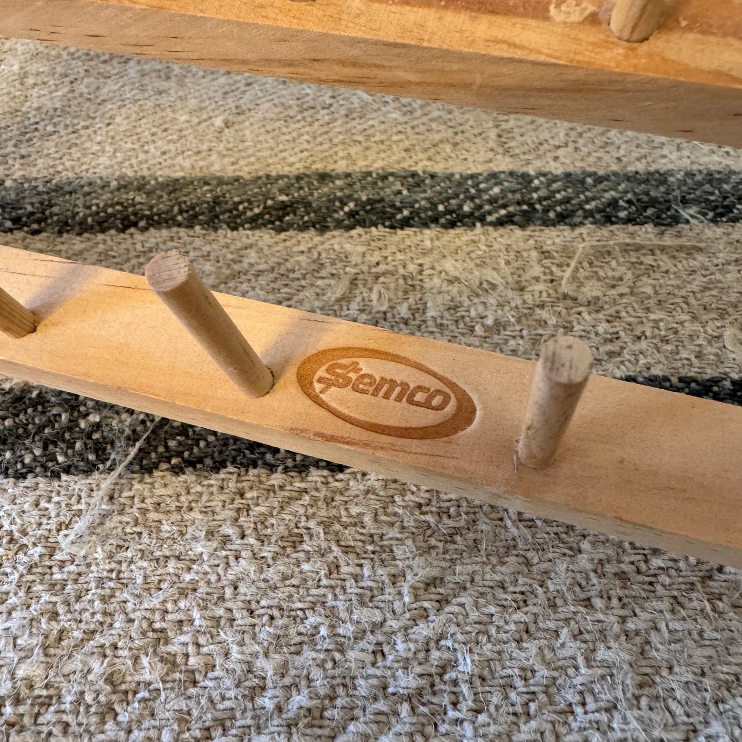 Vintage Pine Semco Spool Holder