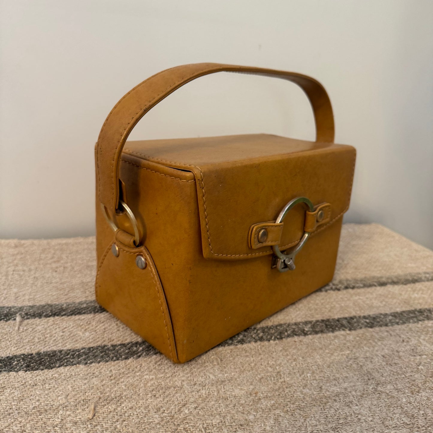 Mid-century Vanity Case - Tan