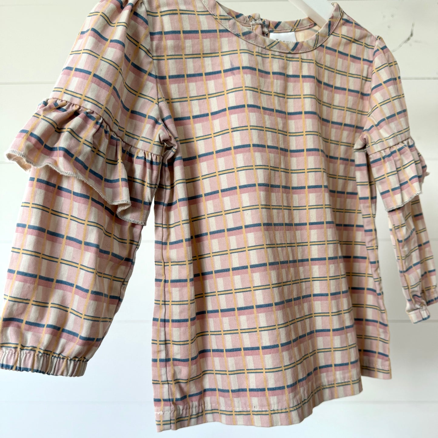 Tartan Frill Blouse (1y)