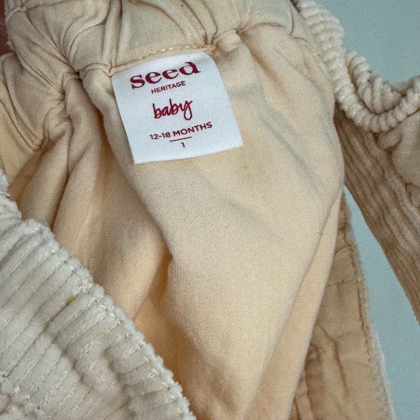 Seed Corduroy Romper (12m)