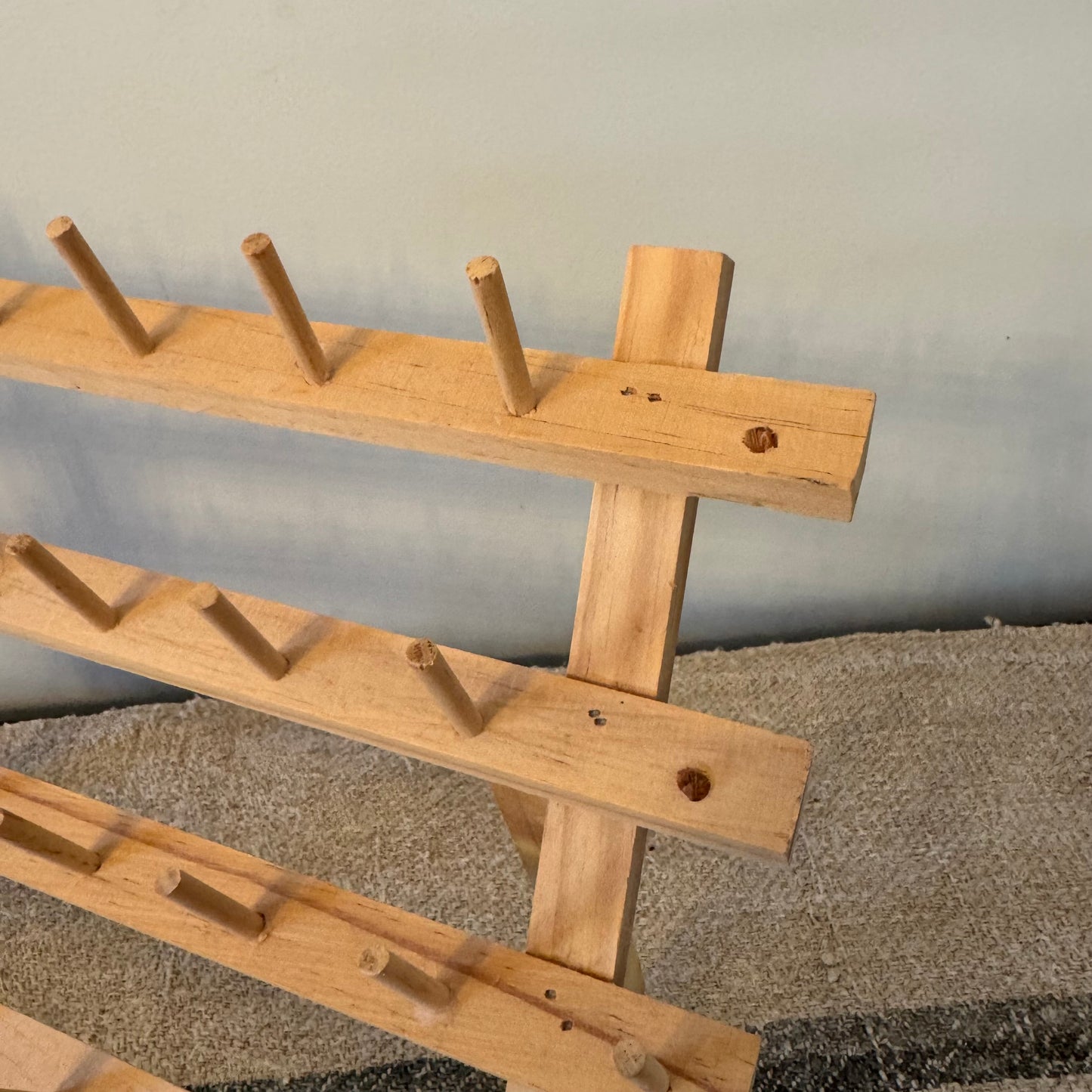 Vintage Pine Semco Spool Holder