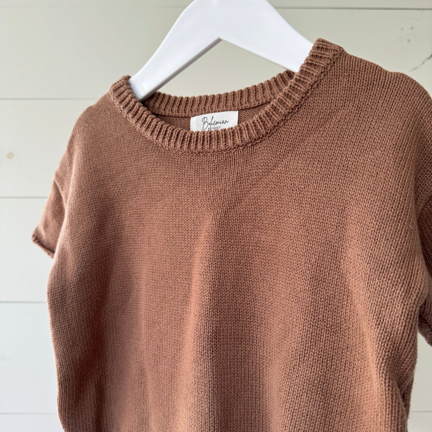 Chocolate Knit Set (12-18m)