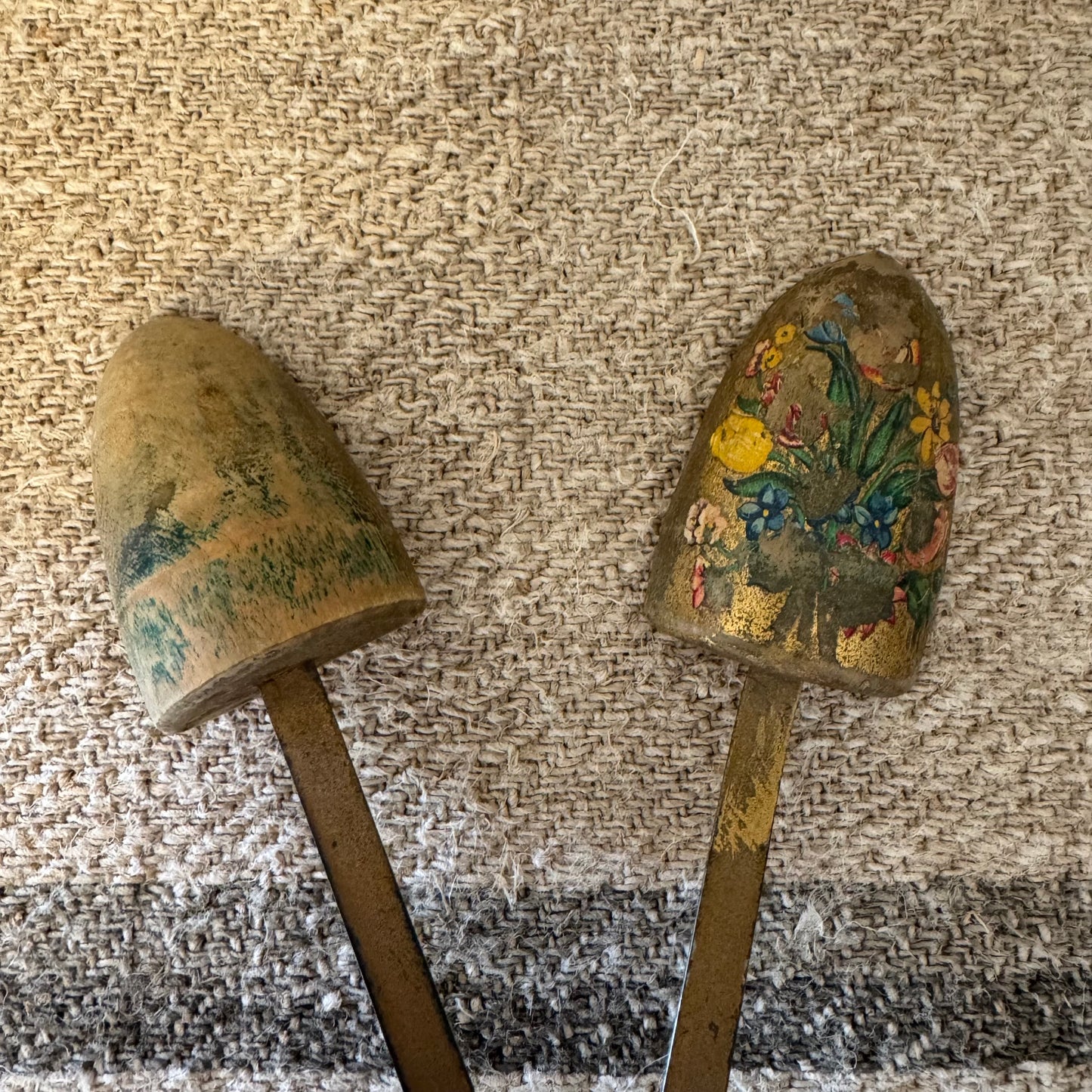 Vintage floral shoe tree