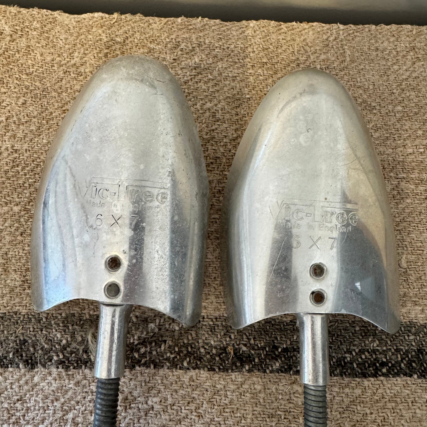 Vintage Metal Shoe Tree - 6x7 size