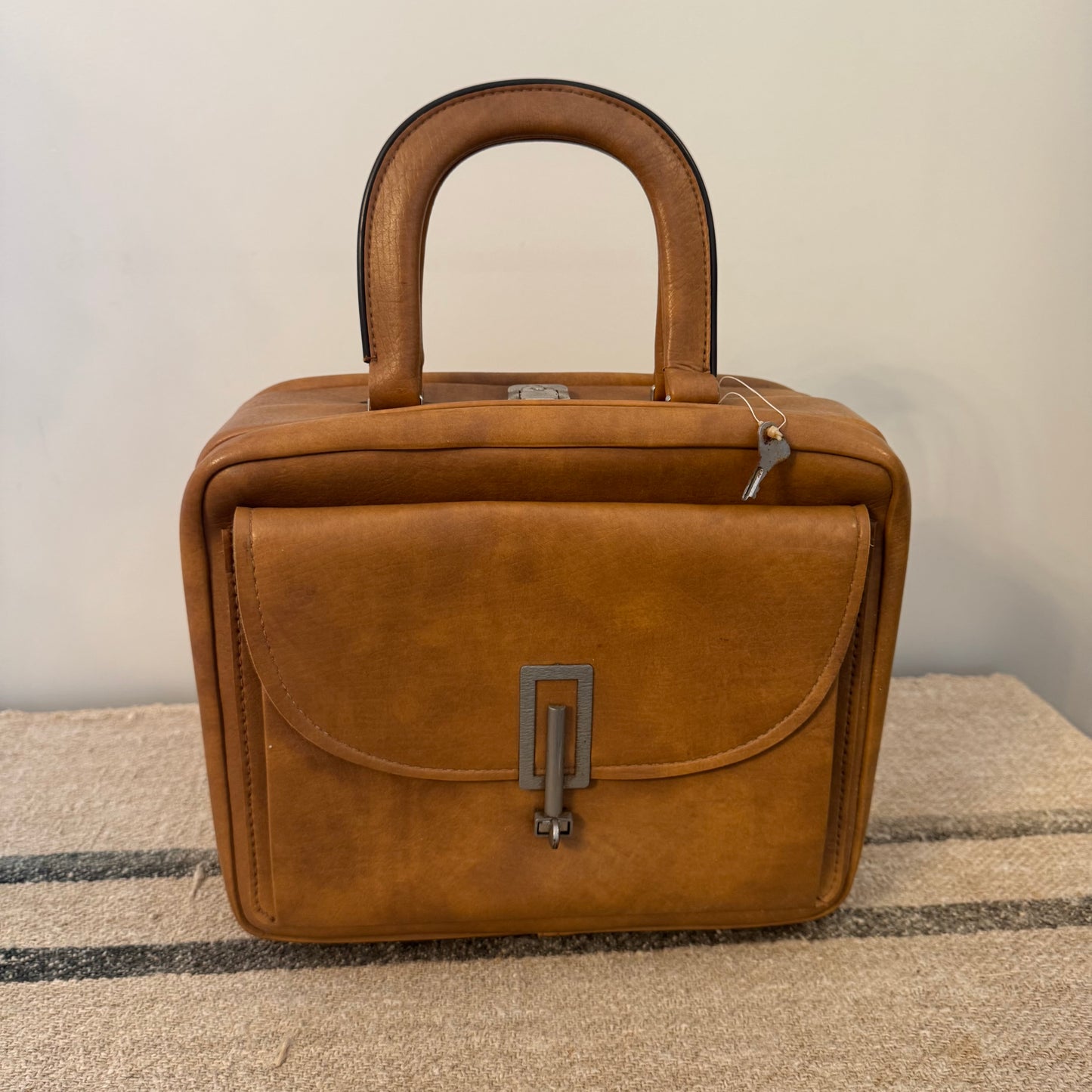 Mid-century Vanity Case - Brown