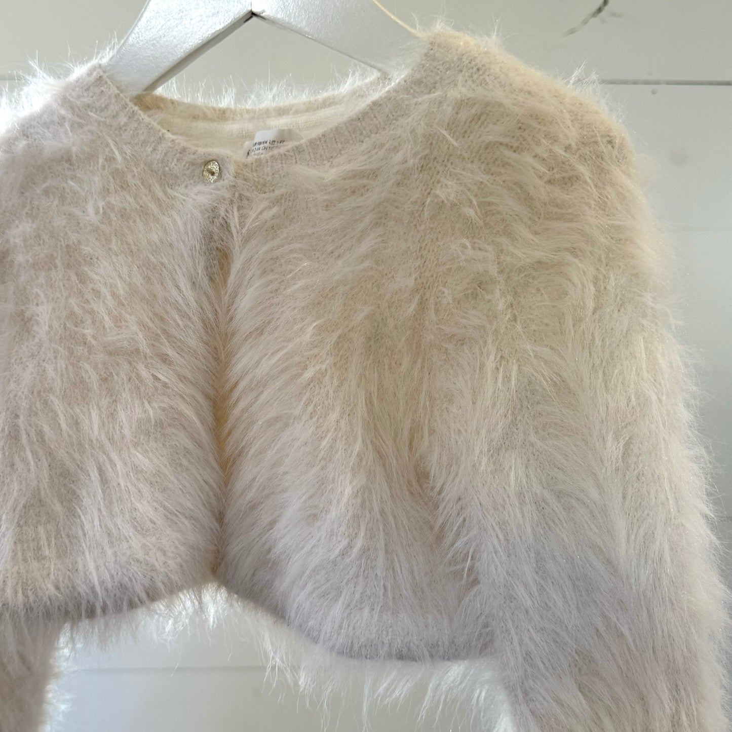 Fluffy Cropped Cardigan (3-4y)