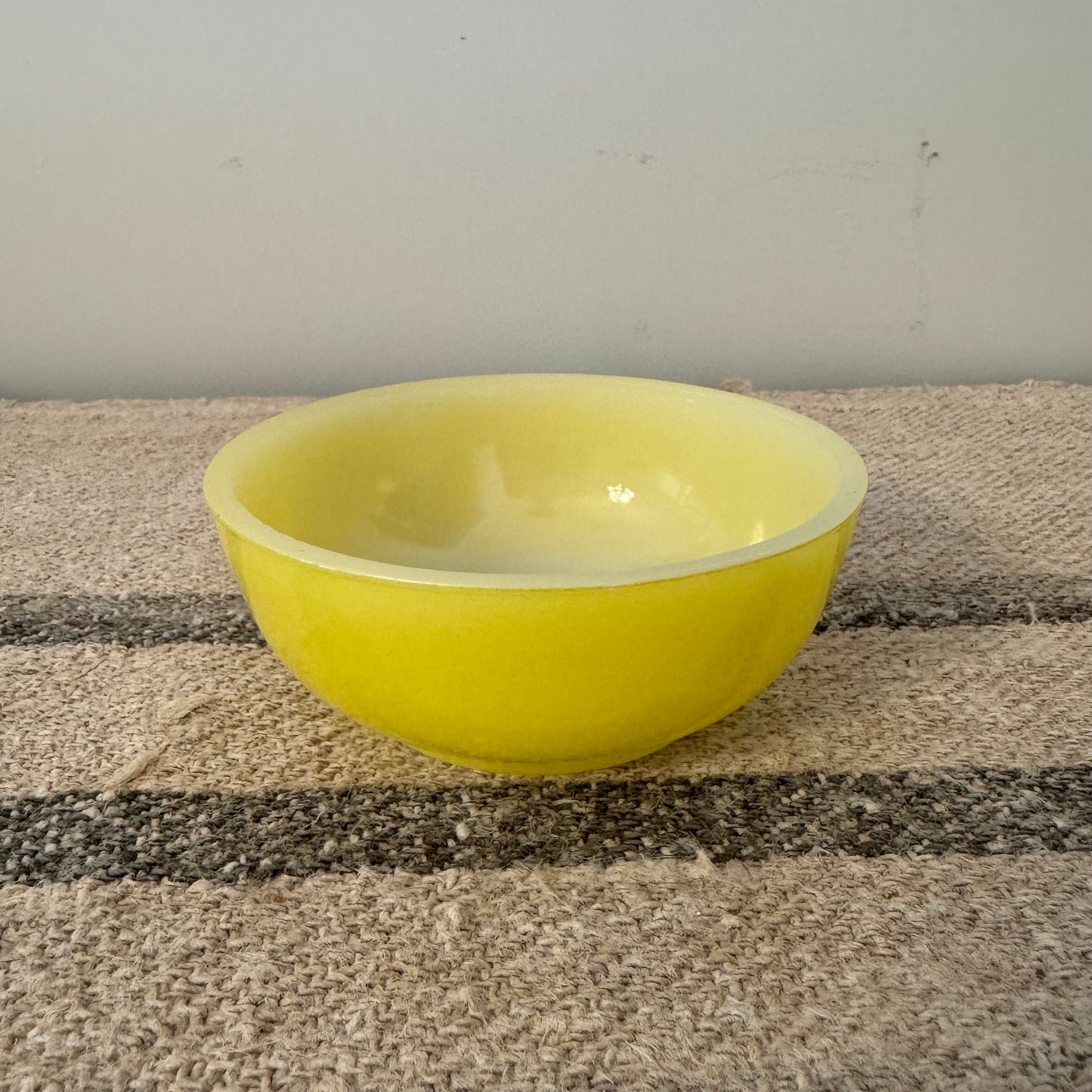 Yellow Glasbake Bowl