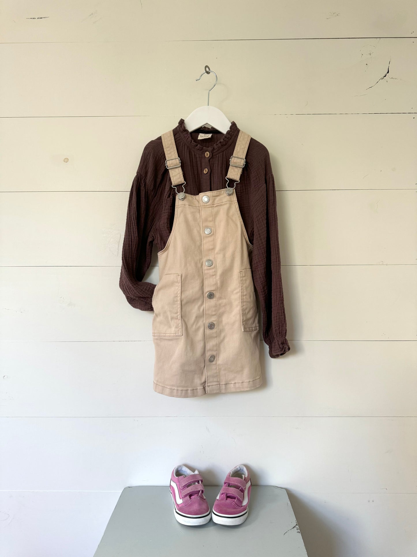 Brown Muslin Blouse (6-8y)