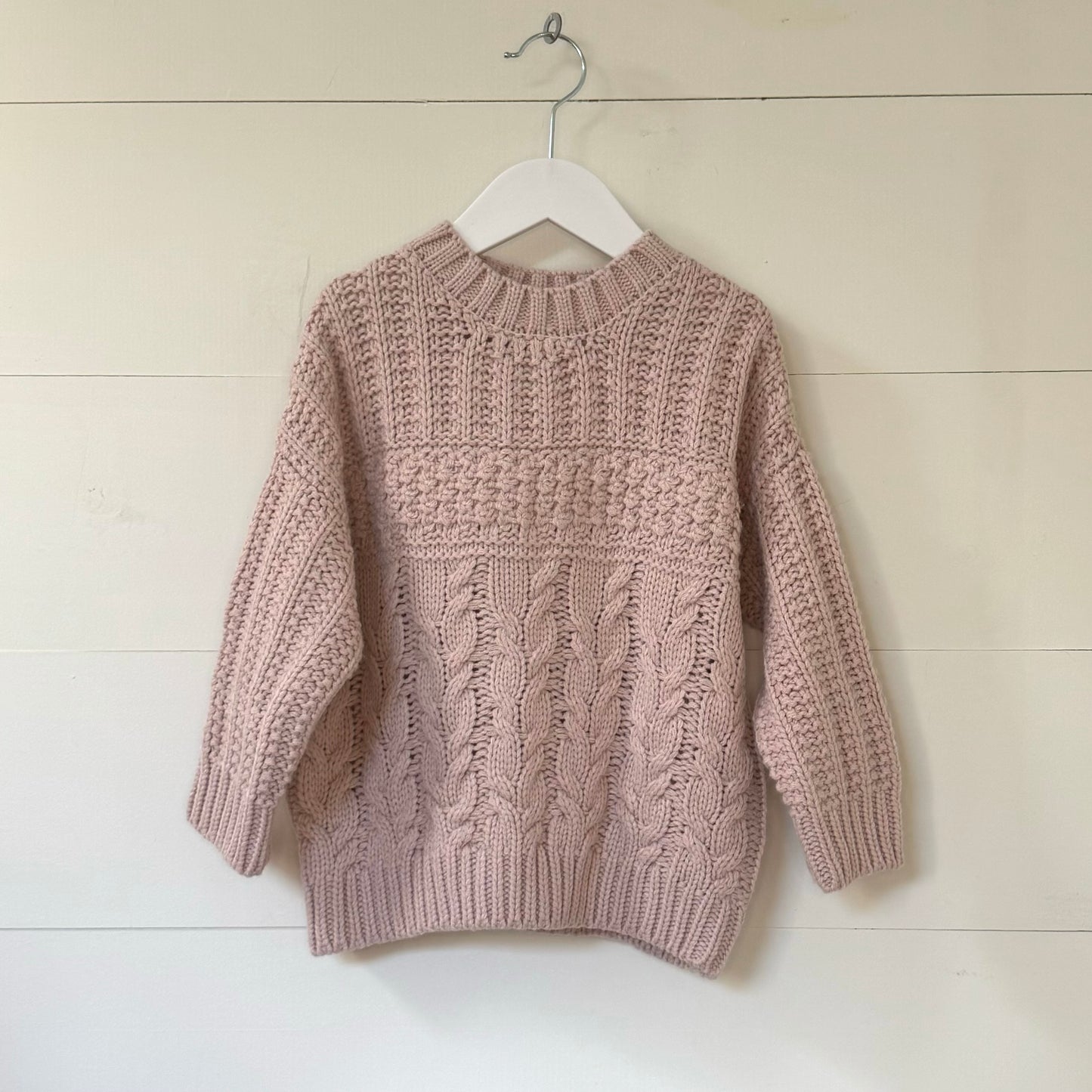 Pink Cable Jumper (4y)