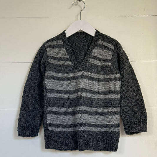 Grey V Neck Knit (3y)