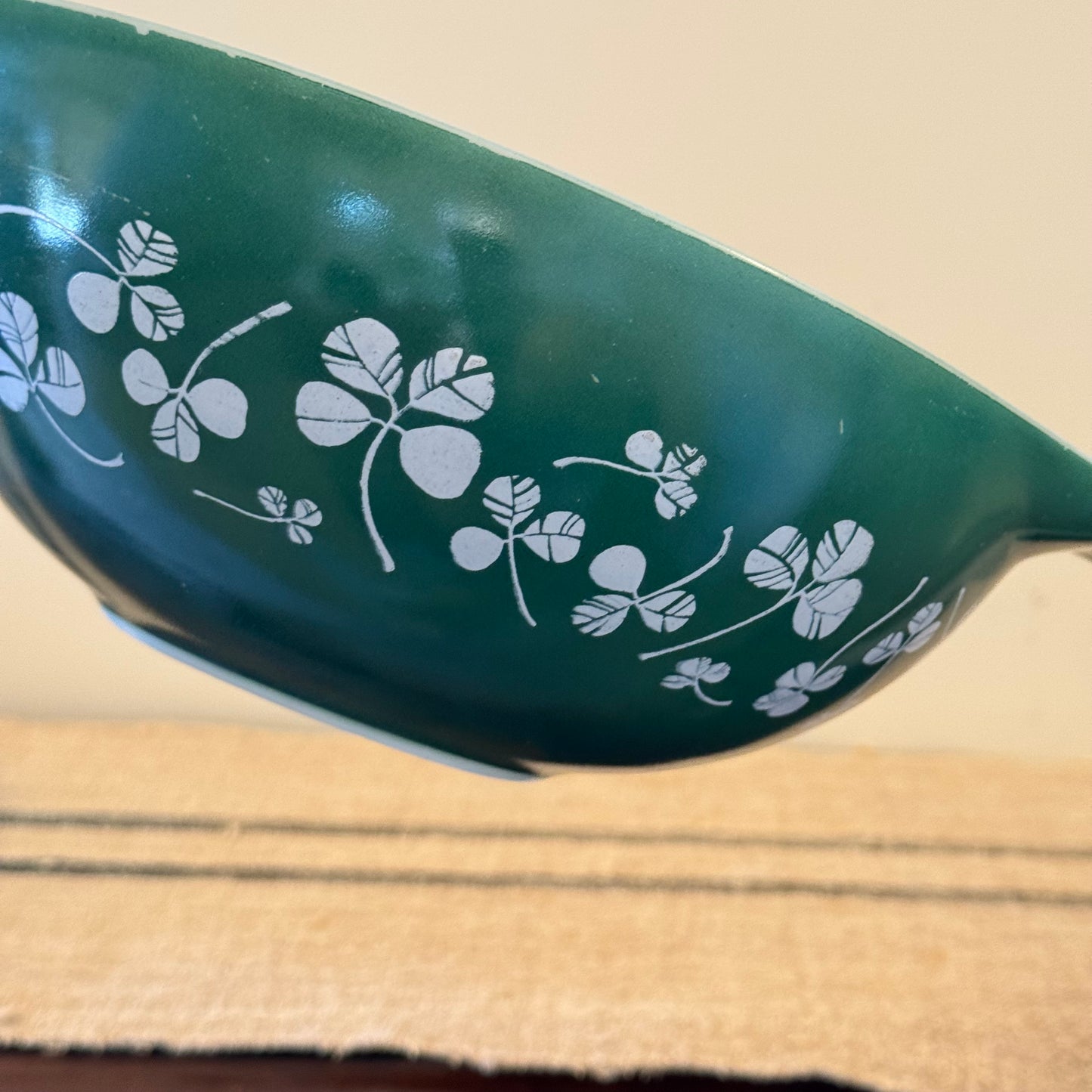 Large Pyrex Shamrock Bowl