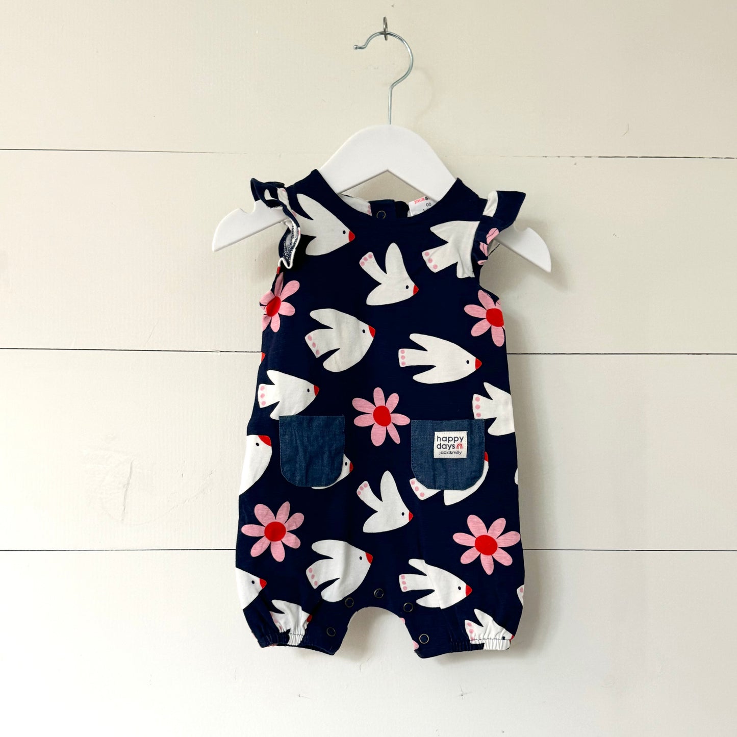 Dove Romper (3m)