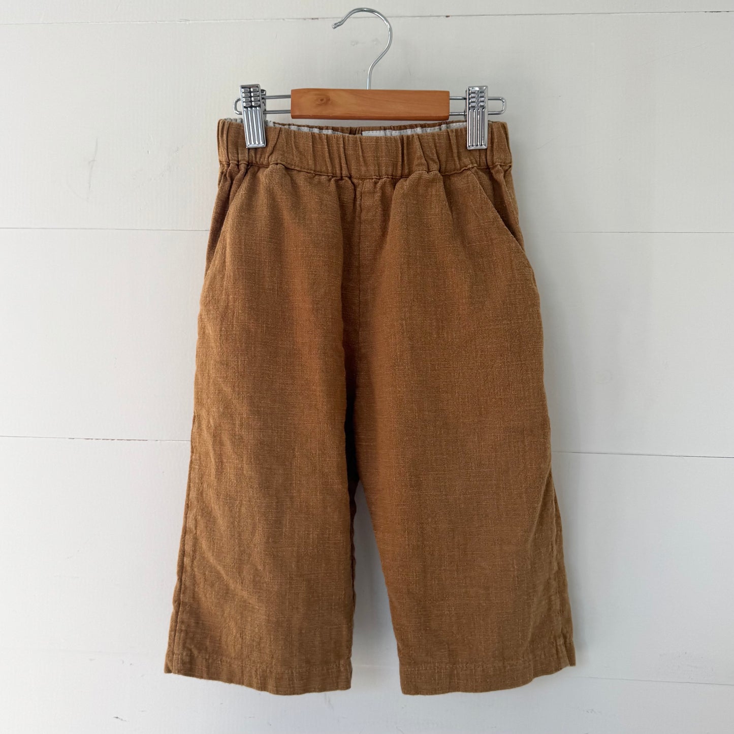Brown Linen Blend Pants (2y)