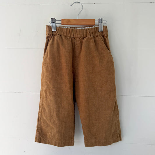 Brown Linen Blend Pants (2y)