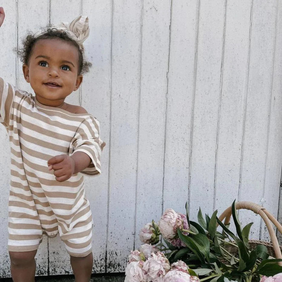 Organic Zoo Gold Sailor Romper (1-2y)