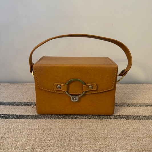 Mid-century Vanity Case - Tan