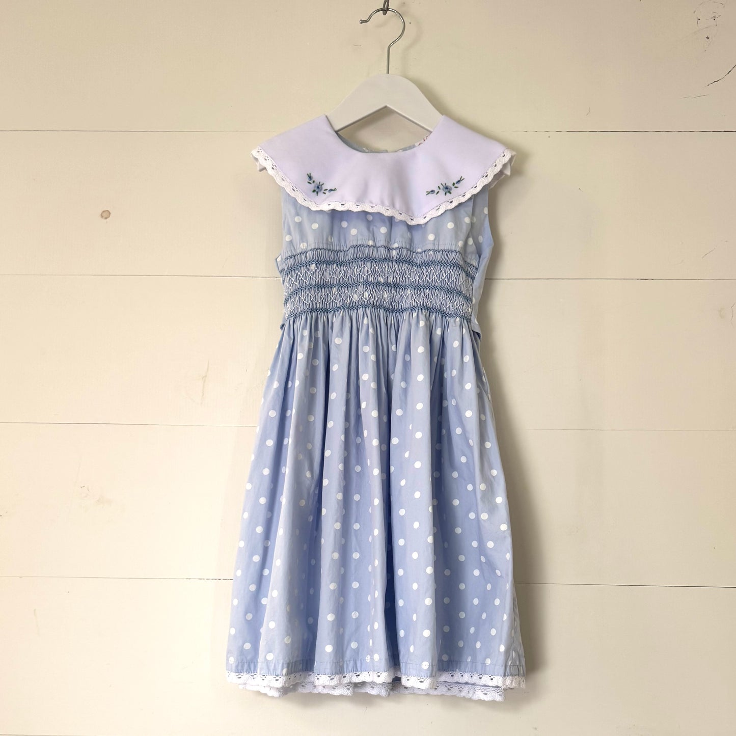 Blue Polkadot Dress (5y)