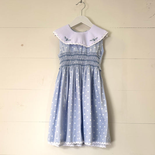 Blue Polkadot Dress (5y)