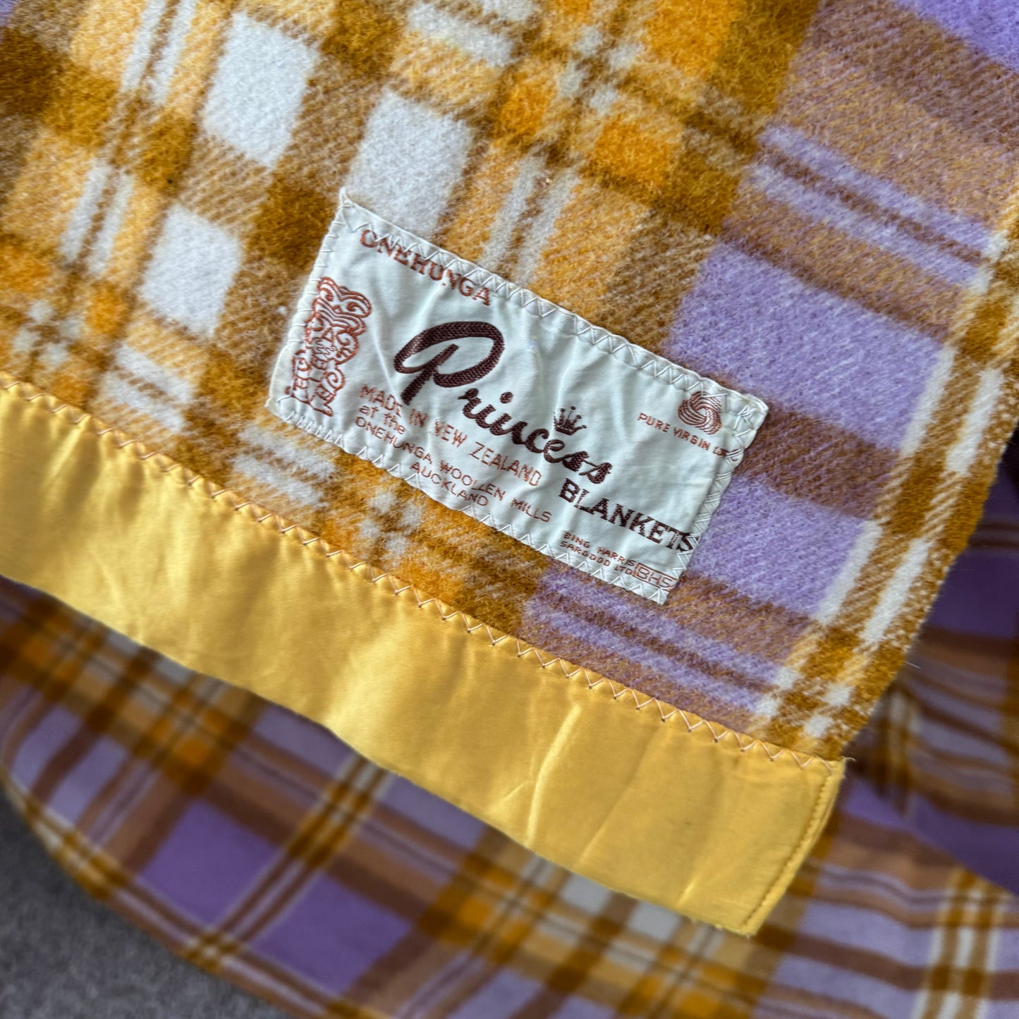 Retro NZ Wool Blanket