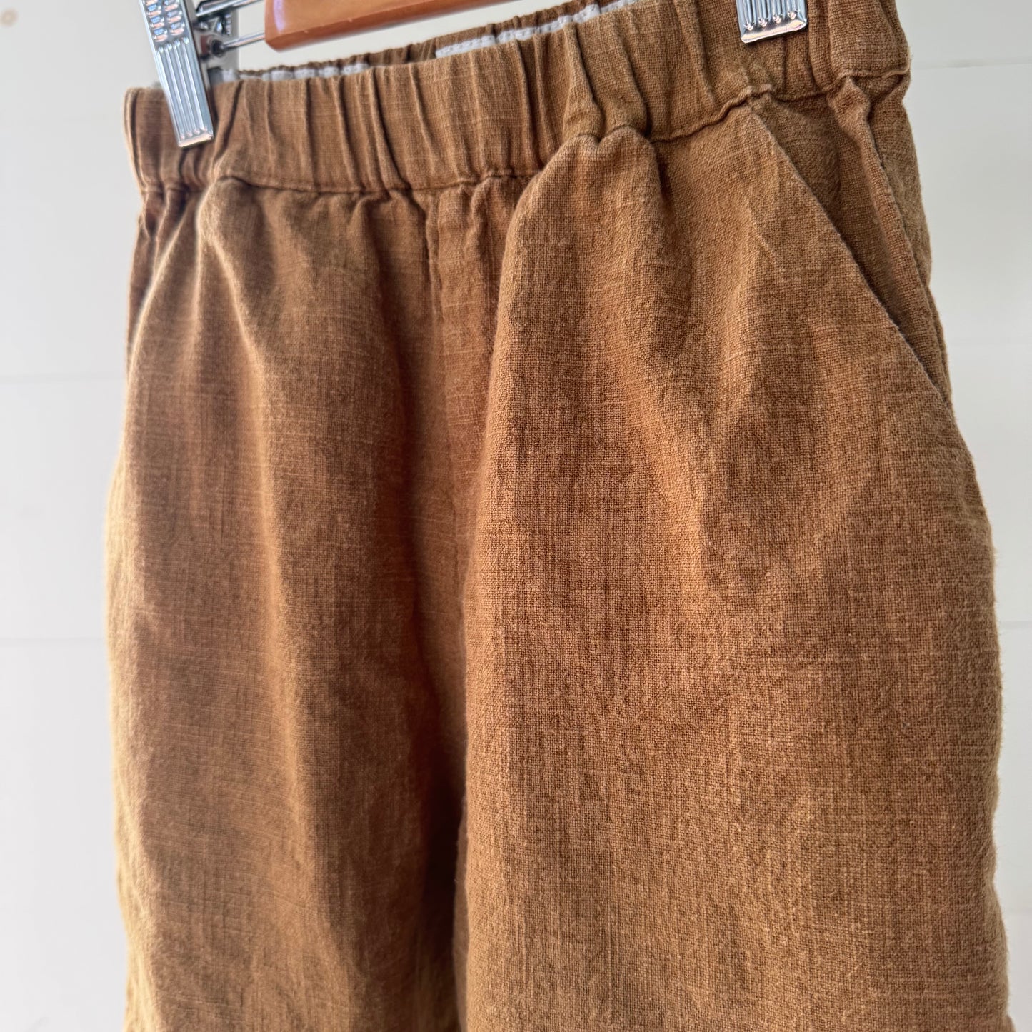 Brown Linen Blend Pants (2y)