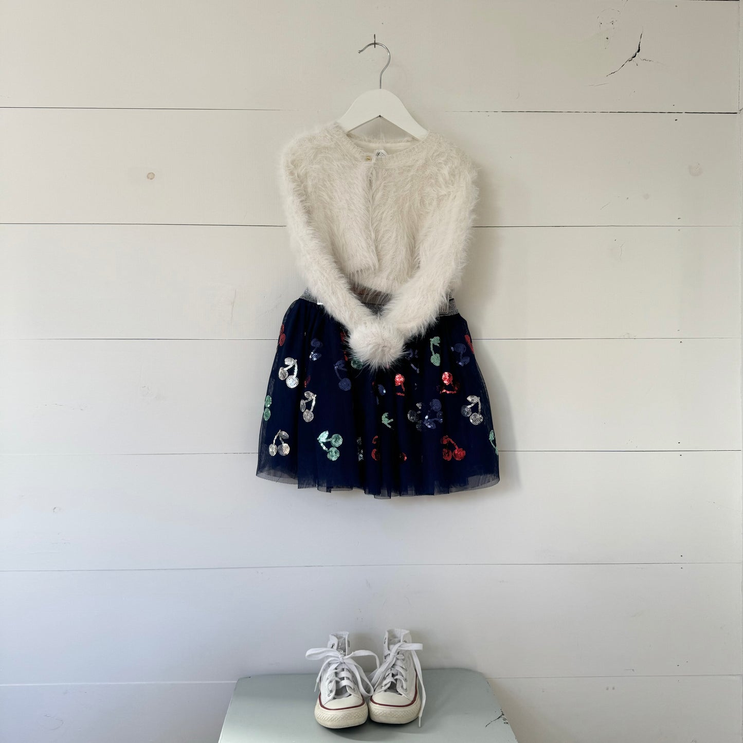 Sequin Cherry Skirt (5y)
