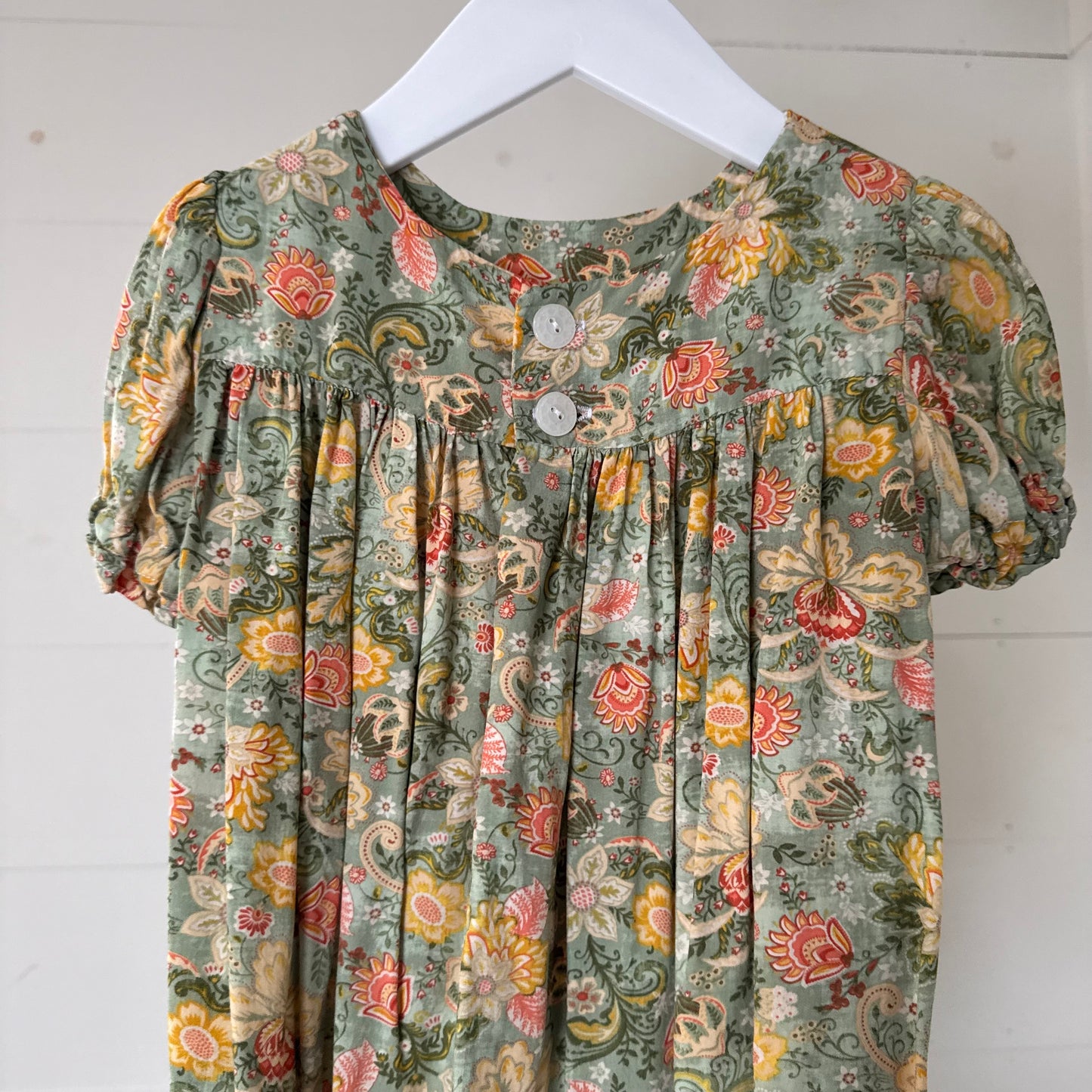 Garden Floral Smock Dress (3y)