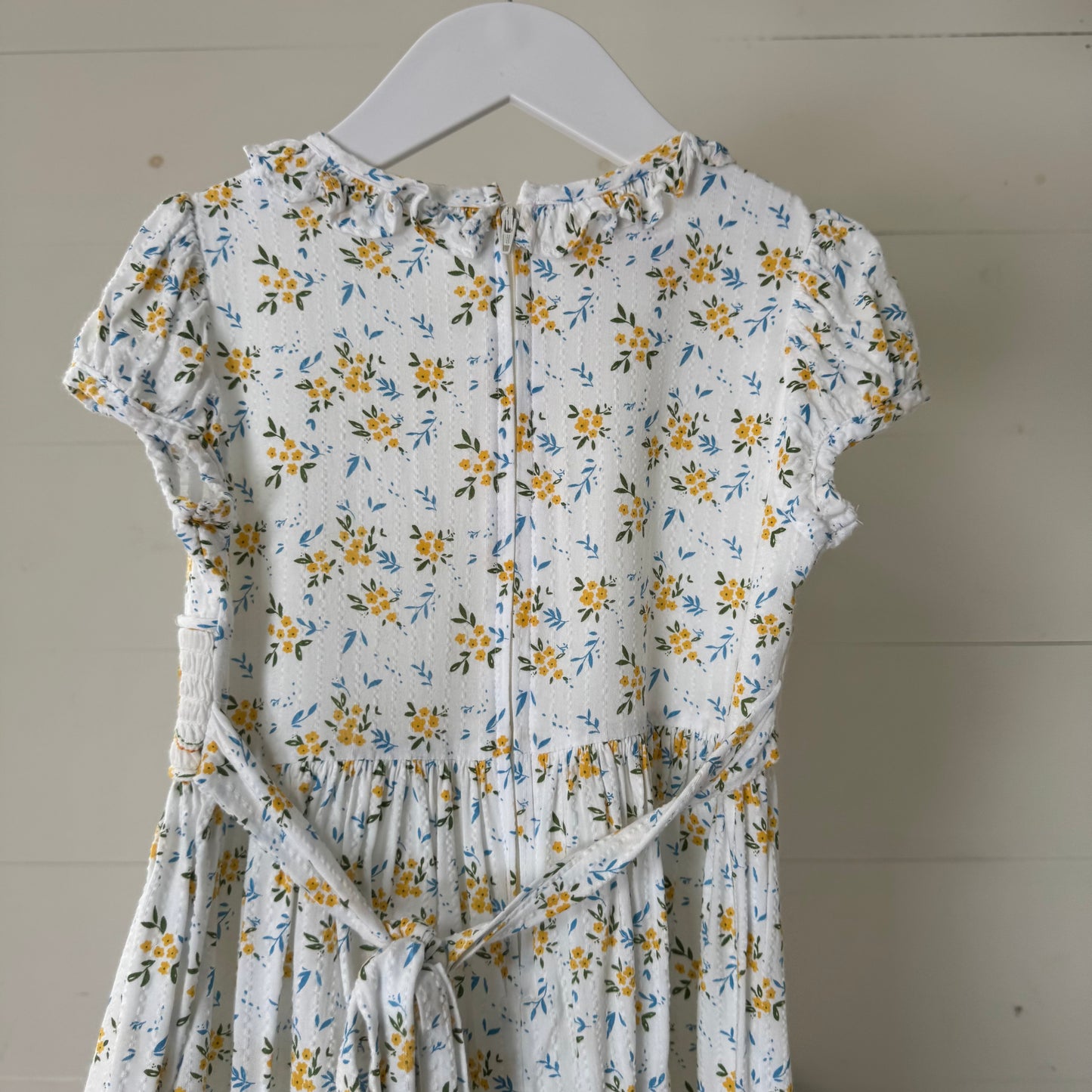 Yellow Floral Smock Dress (6y)