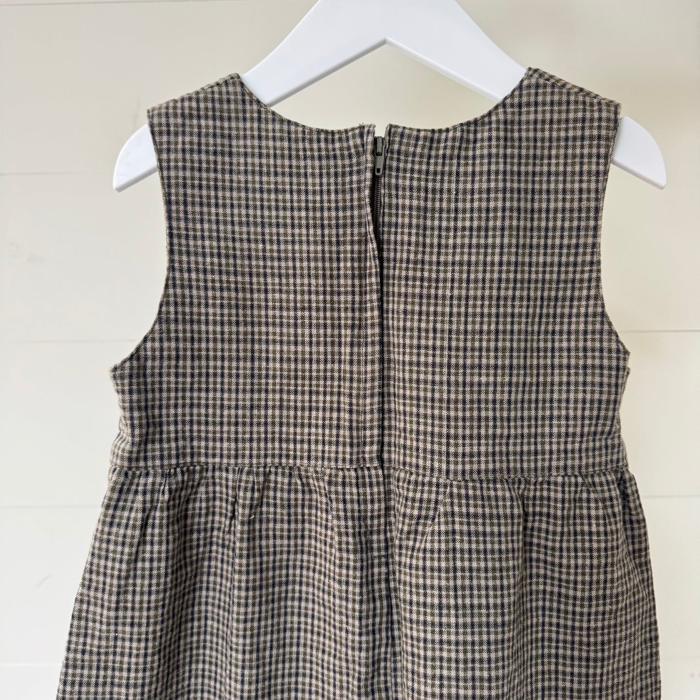 Plaid Shift Dress (2-3y)