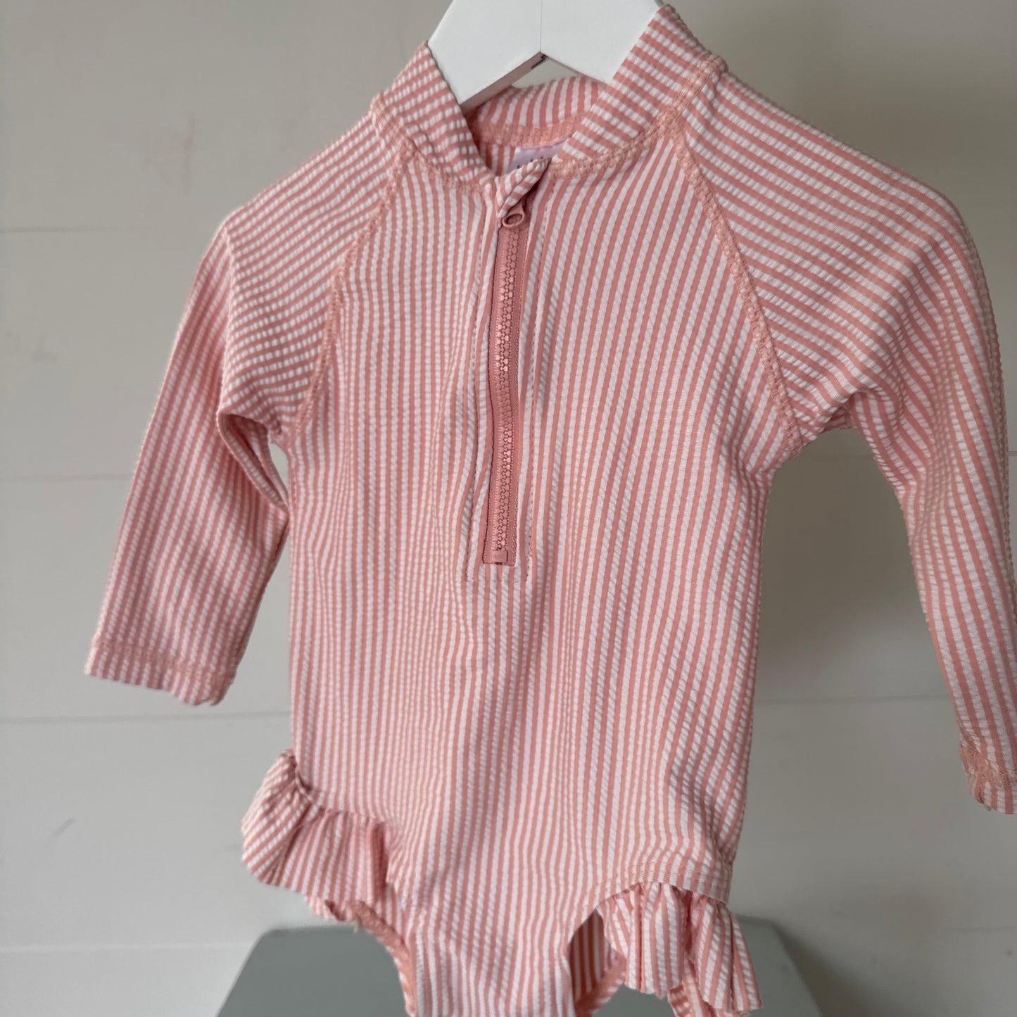 Pink Stripe Togs (6-12m)