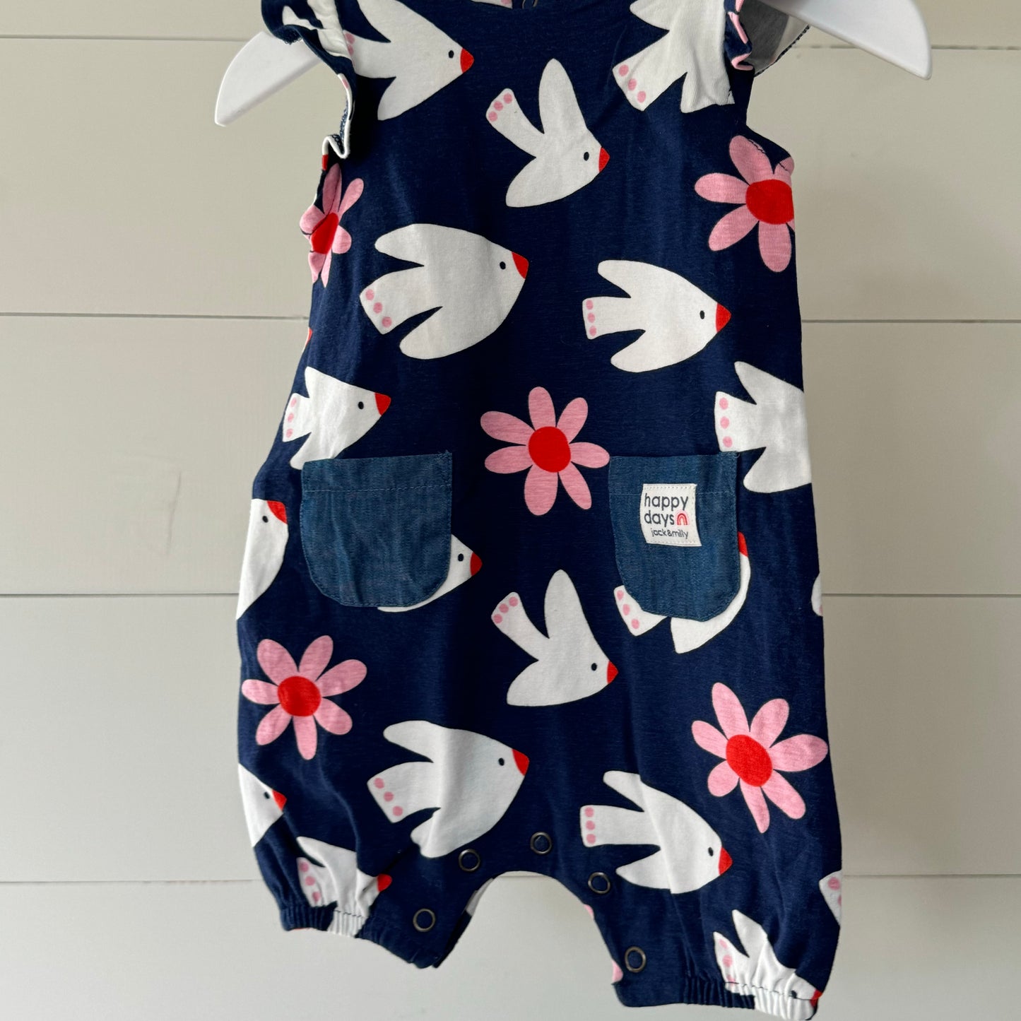 Dove Romper (3m)