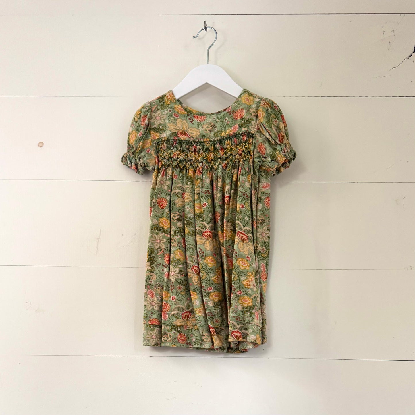 Garden Floral Smock Dress (3y)