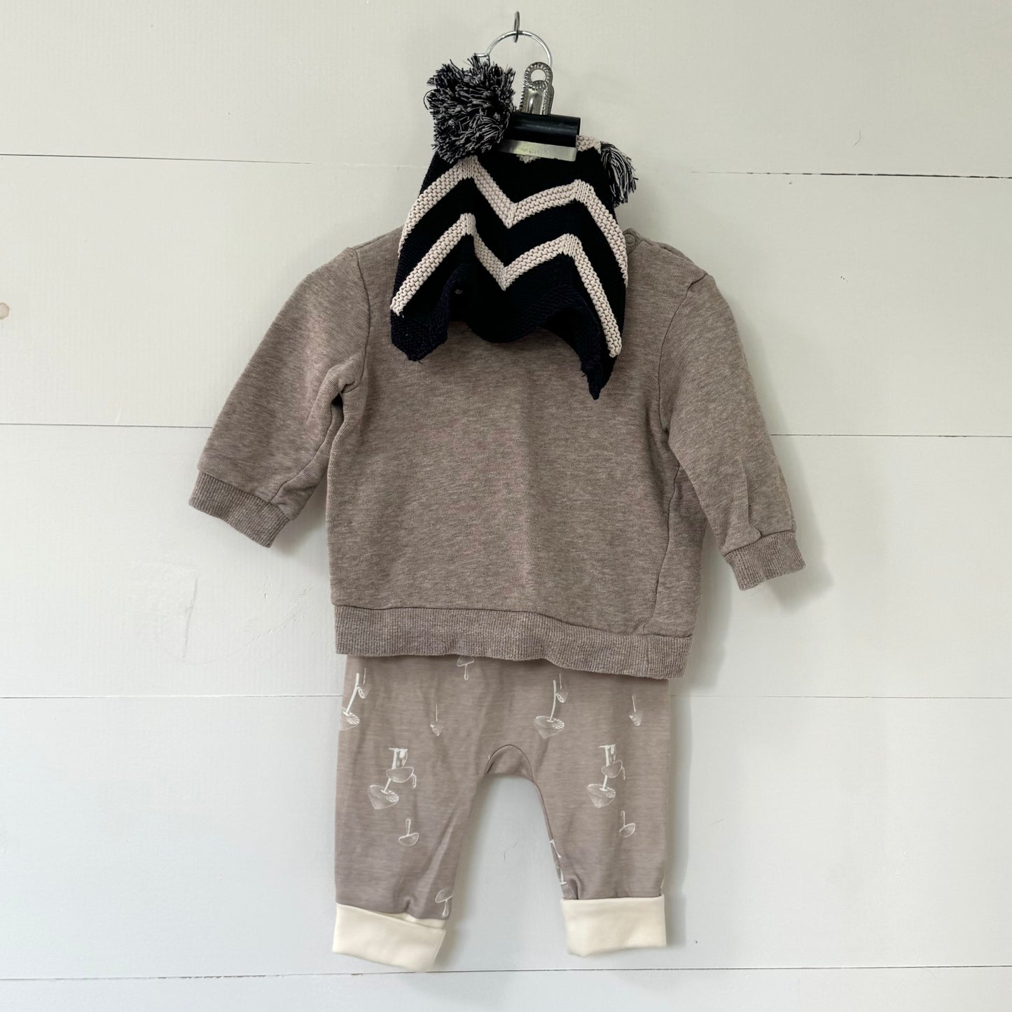 Brown Marle Cotton Jumper (6-12m)