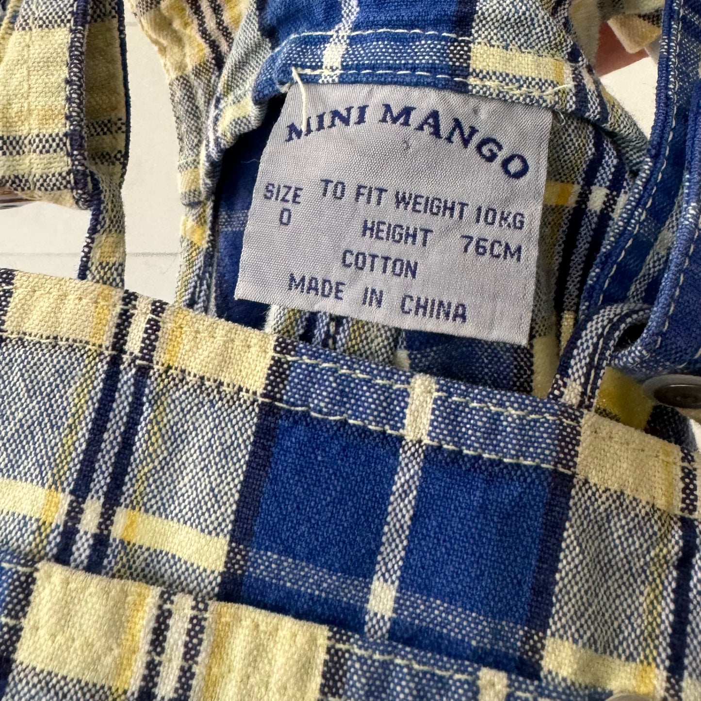 Vintage Mango Overalls (6-12m)