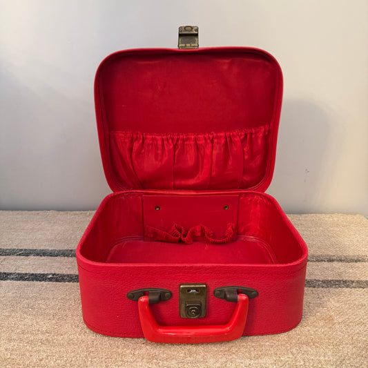 Mid-century Vanity Case - Red