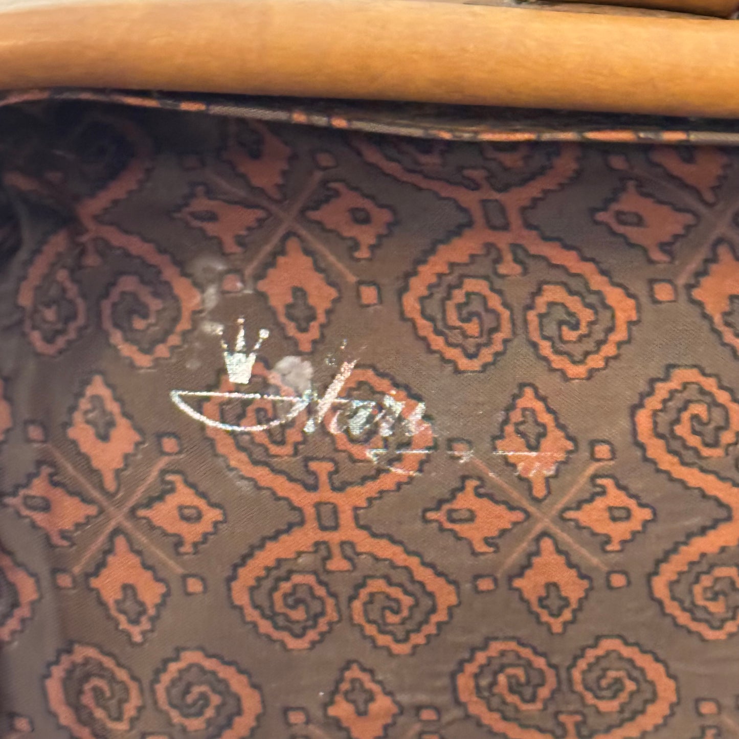 Mid-century Vanity Case - Brown