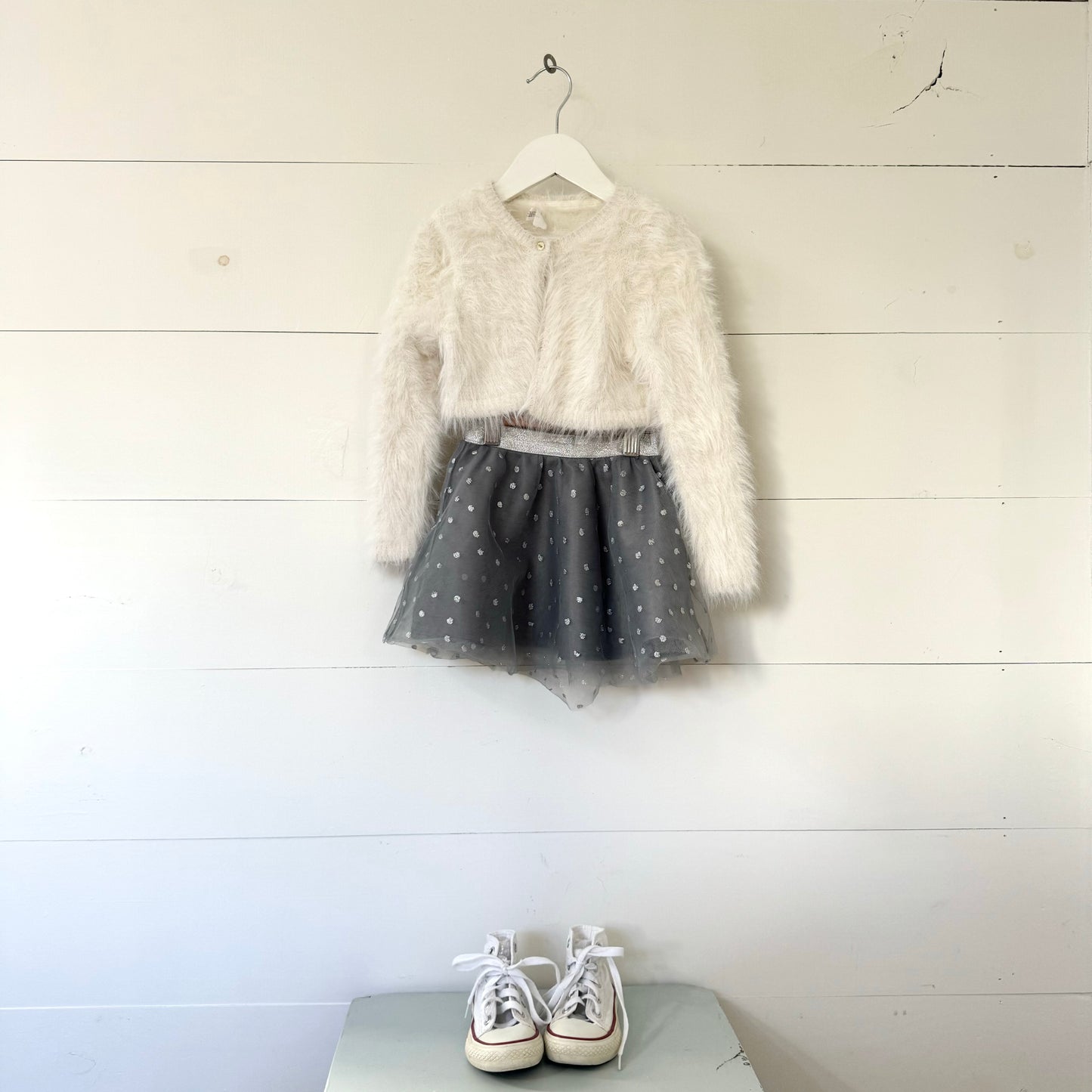 Fluffy Cropped Cardigan (3-4y)