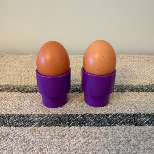 Retro Purple Egg Cups